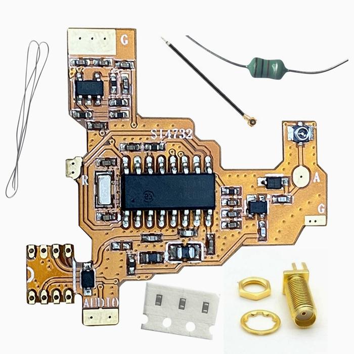 SI4732 Chip and Crystal Oscillator Component Modification Module for Uvk5/K6 PLUS FPC Version for Qu