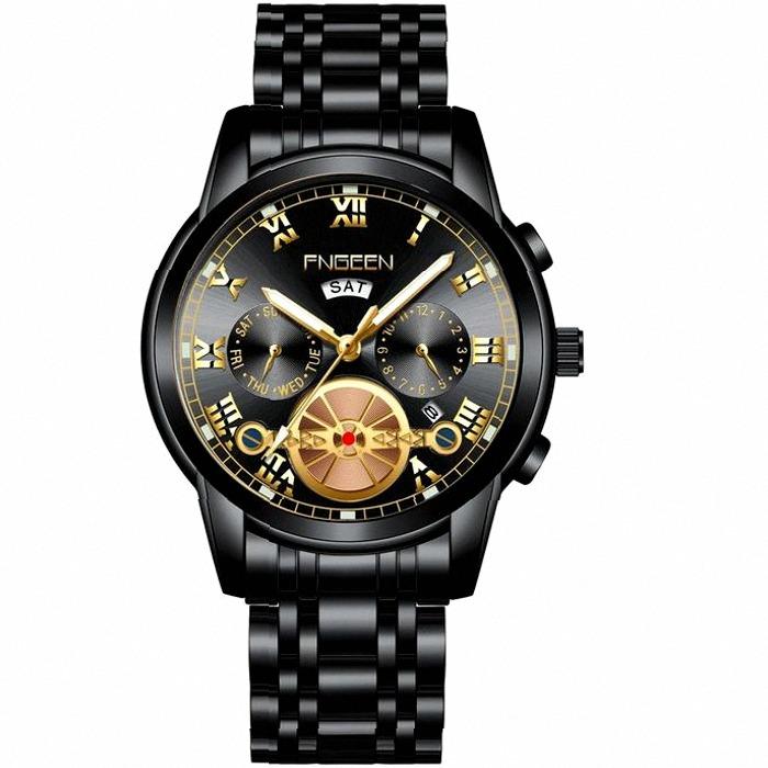 New arrival [PROMO] Jam Tangan Pria Kasual Asli Tahan Air Premium Original Tourbillon Kuarsa Kalende