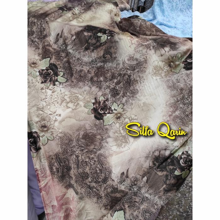 kain jaguar silk sutra / bahan silk jaguar sutra / kain gamis, dress