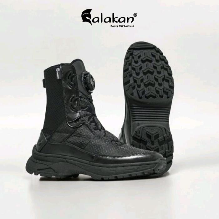 sepatu pdl waterproof tali putar motif sarang tawon terbaru  