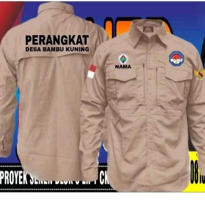 kemeja tactical perangkat desa baju tactical perangkat desa seragam tactical perangkat desa kemeja p