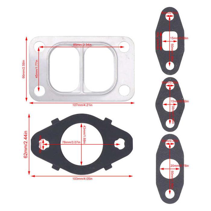 Set Paking Manifold Knalpot Paking Manifold Knalpot Stabil Tahan