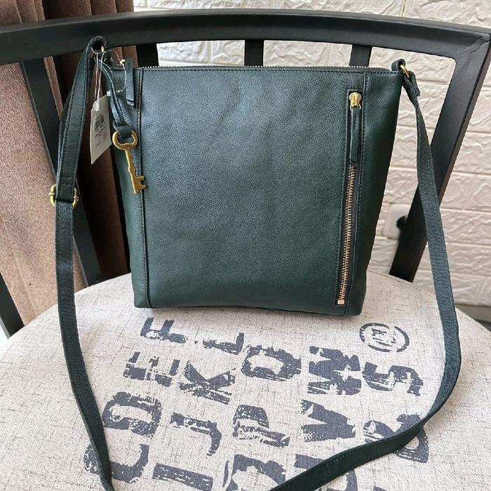 Tas Fossil Tara Crossbody Warna Spruce Green