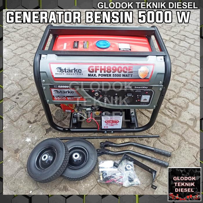 Generator Genset Bensin 5000 Watt Starke GFH 8900 E TERBAIK ORIGINAL Gasoline Generator