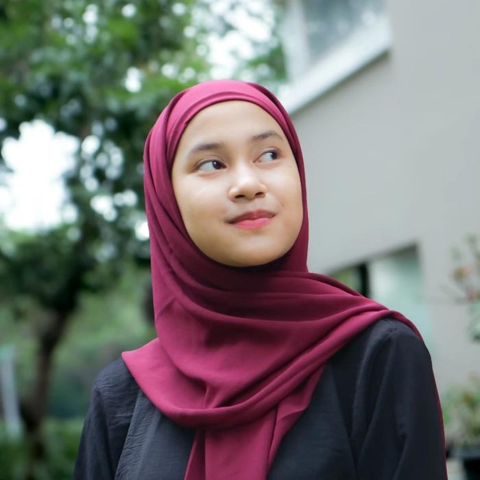 Hijab Segitiga Inner 2in1 Tali | Segitiga inner 2 Layer Instan