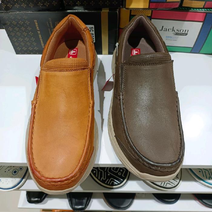 Sepatu slip on jim joker / sepatu kulit jim joker original / sepati casual jim joker