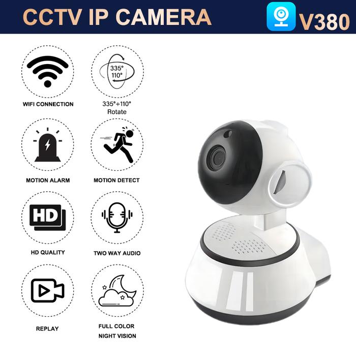 Cctv V380 Pro Ip Camera Connect To Cellphone Kamera Cctv Wifi Jarak Jauh Lewat Hp Tanpa Kabel