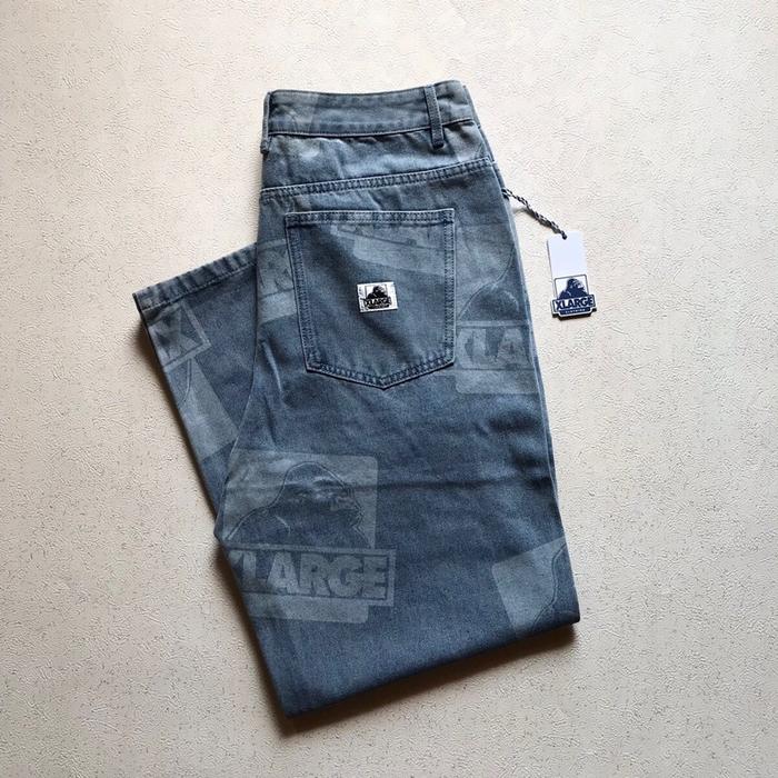 Xlarge OG Print Loose fit Jeans Washed Blue - 100% original