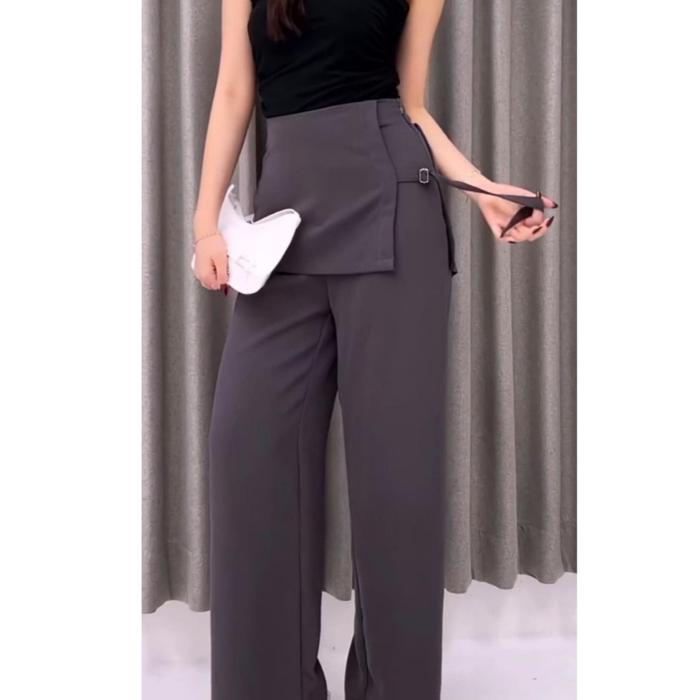 New Rx Fashion Helena Pants Kulot Wanita Elegan Pn Terlaris