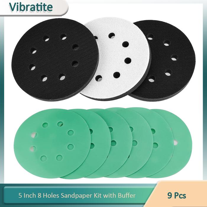 Foam Sanding Pads for Orbital Sander 3PCS Orbital Sander Foam Pad 5