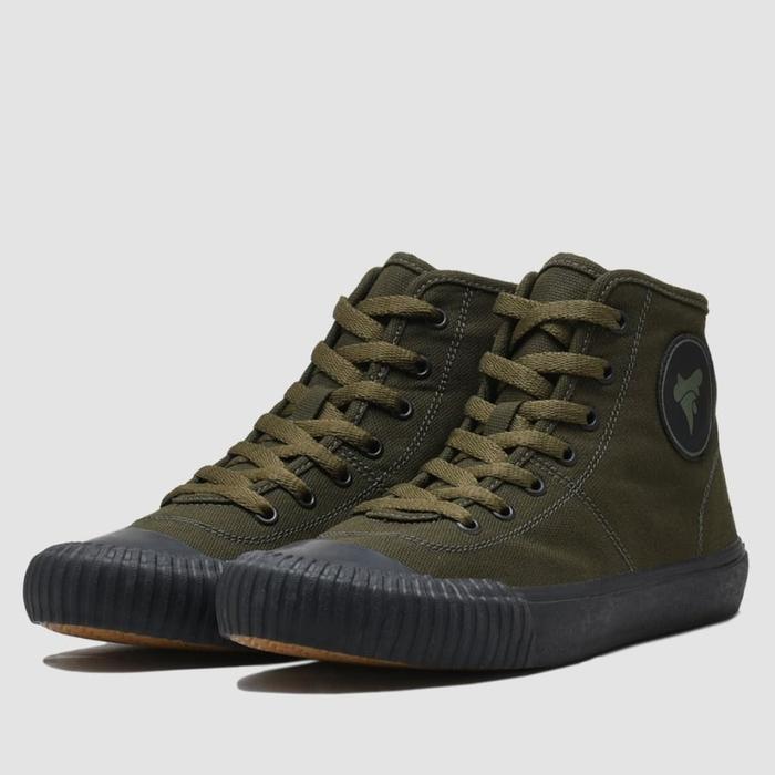 NEW Mega Sale Ramadhan Sepatu Brodo Vulcan Hi - Olive Black