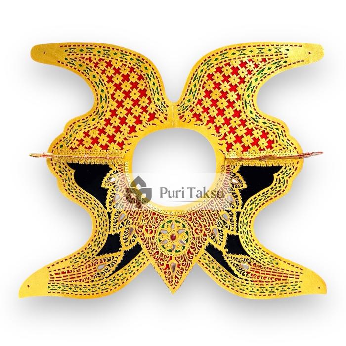 ￼Simping Tari Bali Kreasi / Hiasan Leher Karnaval, Modifikasi & Pengantin bahan Kulit