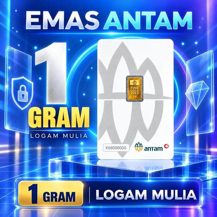 Emas ANTAM Logam Mulia Certicard -1 gr -Certicard 2026 - 1grLM