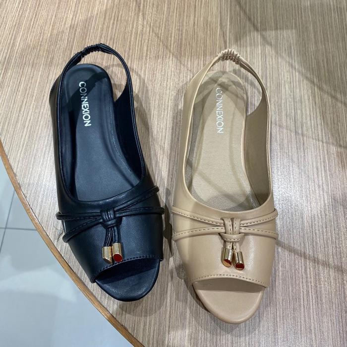 MKH23 Connexion sepatu flat wanita Kerja