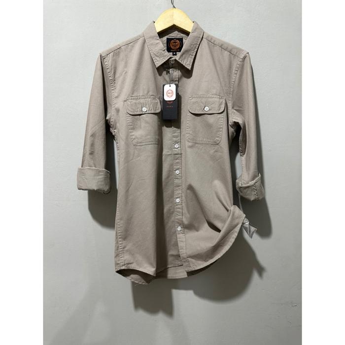 FDS ID Kemeja Pria Fashion Lengan Panjang Slim Fit