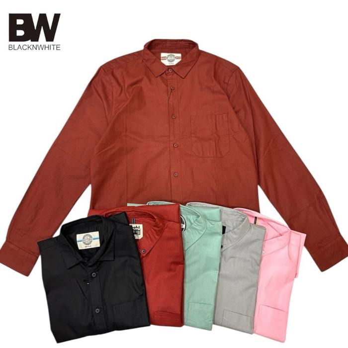 ABOKI ORIGINAL - Kemeja Aboki Katun Premium Lengan Panjang Casual Unisex Kemeja Kerja