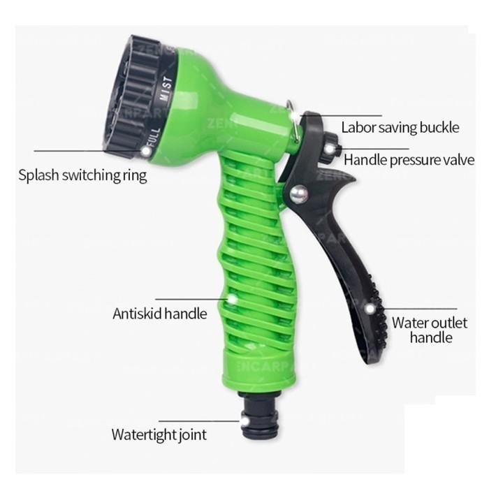 Alat Sambungan Selang Semprotan Air Siram Tanaman dan Sambungan Selang Water Gun 7 Mode Semprot VA17
