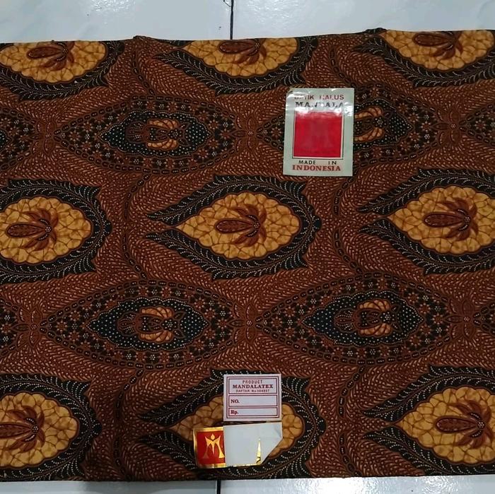 jarik mandala,kain batik pekalongan coklat