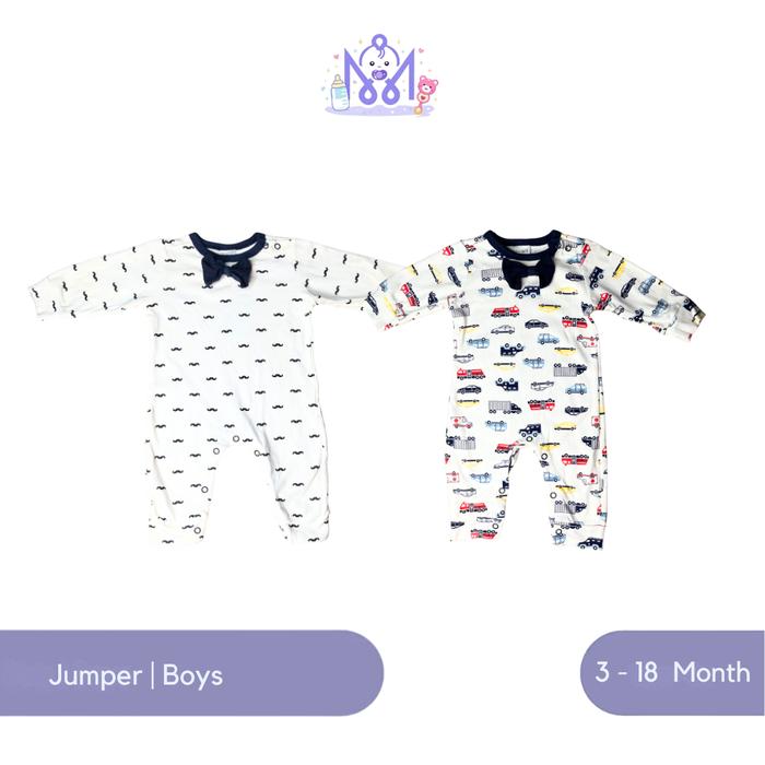 Mimo Baby World Sleepsuit Jumper Bayi 3 - 18 Bulan Bahan Lembut Cotton Jumper Carters Premium Jumper