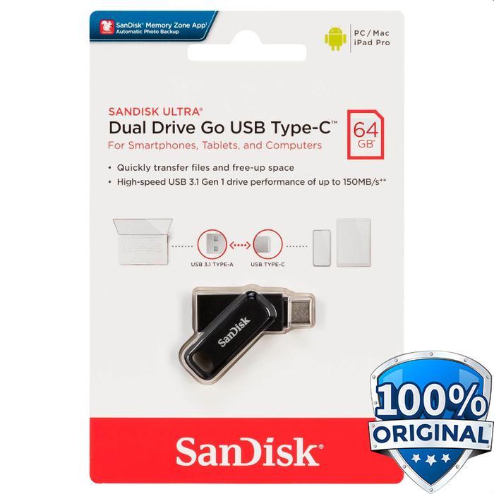 SanDisk Ultra Luxe USB Flashdisk USB 3.1 32GB - SDCZ74-032G - Silver