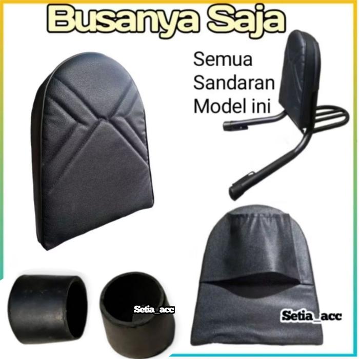Busa Bantal Sandaran Motor Tutup Pipa Sandaran Belakang Motor Beat Vario Nmax Scoopy Adv Genio Supra