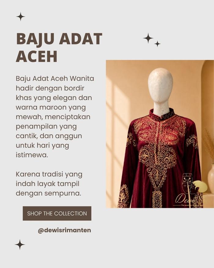 Baju Aceh Wanita / Baju Adat Aceh