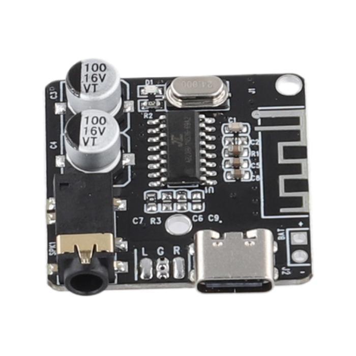 1-10Pcs Audio Receiver Board Bluetooth 5.0 Mp3 Lossless Decoder Board 3.7-5V Aux Type-C Wireless Ste