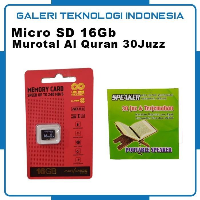Memory Card Micro Sd 16Gb Memori Alquran Dzikir 30 Juz