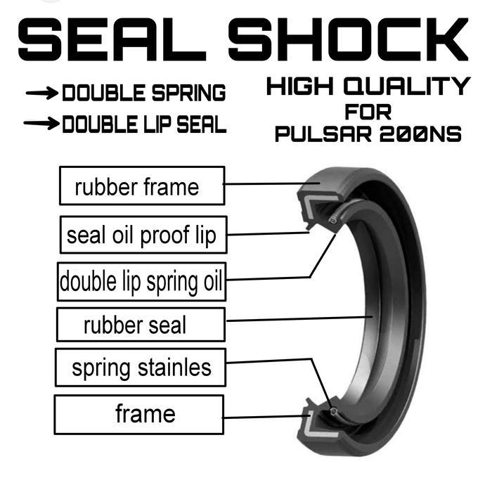 SEAL SHOCK PULSAR 200NS 220 180 UG4 NS 200 IMPORT HIGH QUALITY
