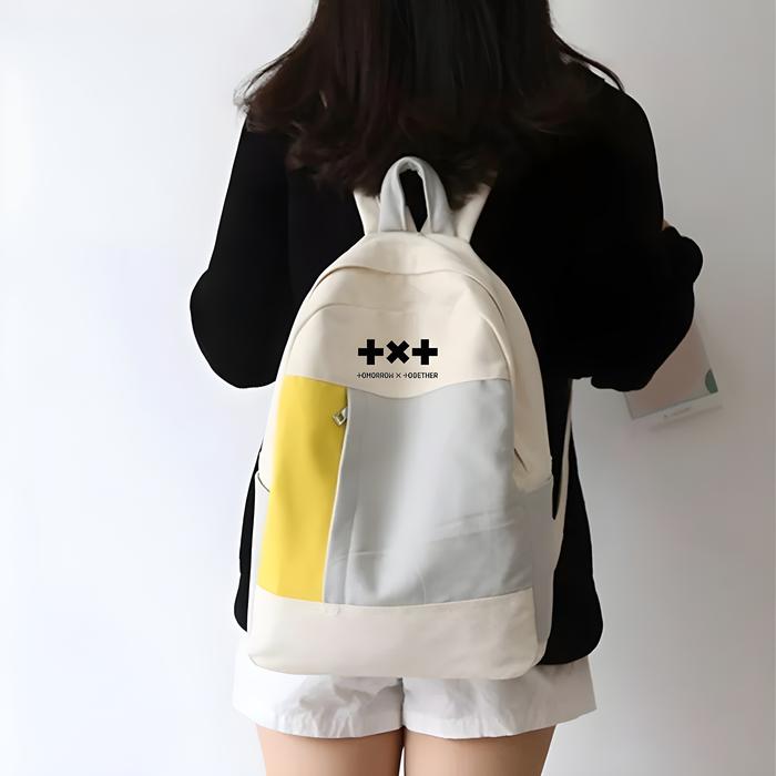 PVJ - Tas Ransel Sekolah TXT kpop School Backpack Perempuan Aestetic
