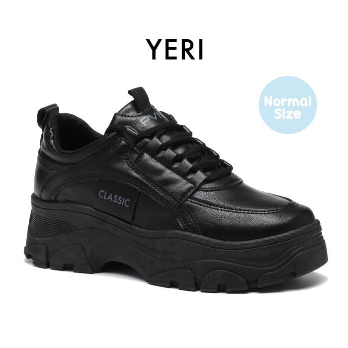 Pvn Heejin Back To School Sepatu Sekolah Hitam Classic Sneakers Ack 332