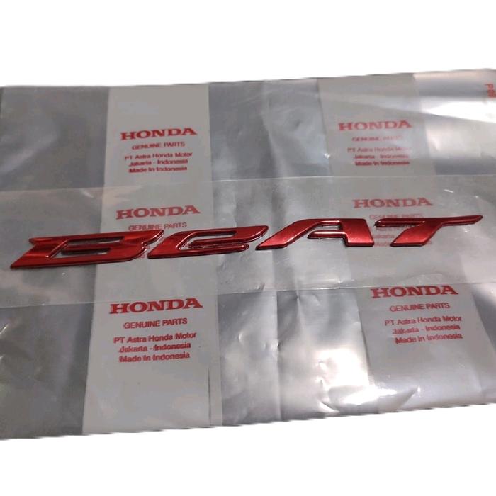 Emblem motor Honda beat delux 3D