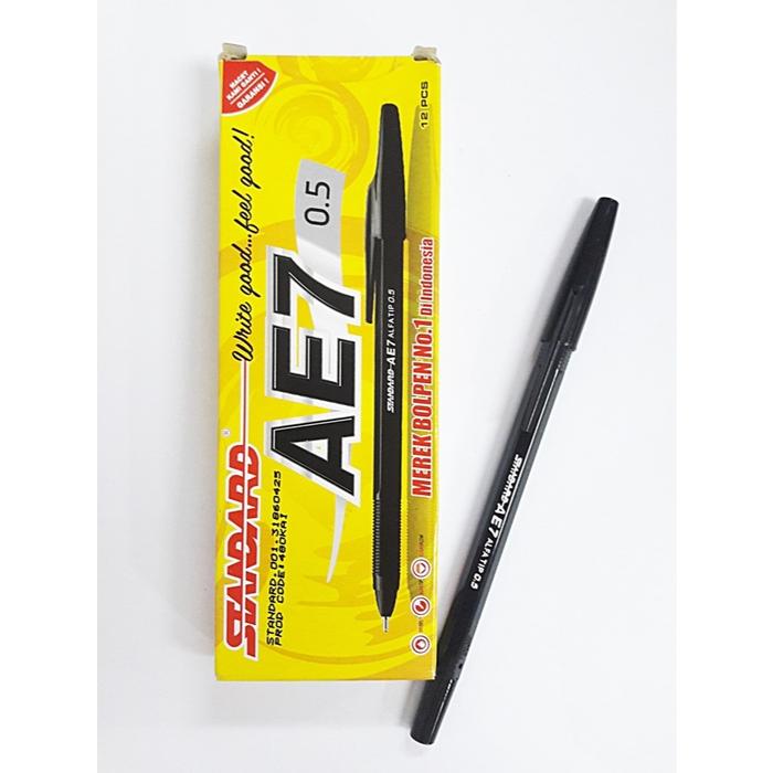 [ PACK ] Pulpen Ballpoint 0,5 - Standard AE 7 MURAH!