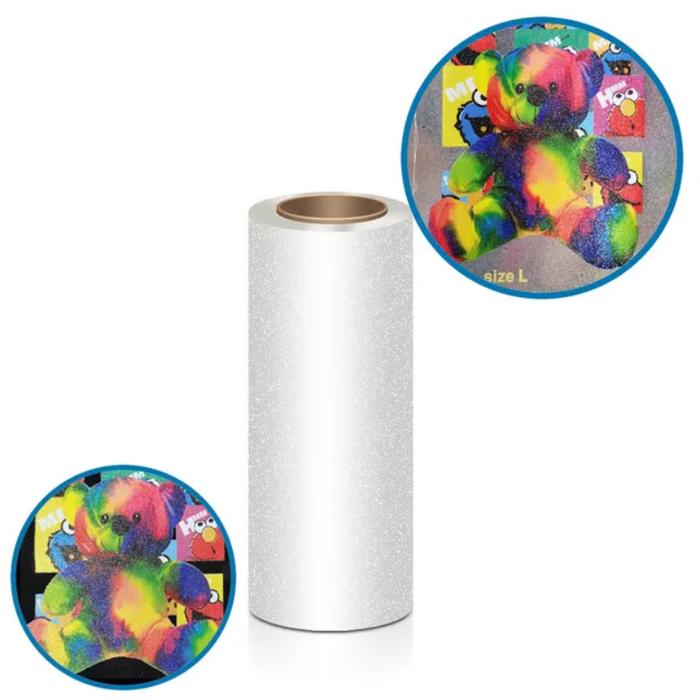 Multi Type DTF Transfer Film Glitter DTF PET Film Glow In The Dark