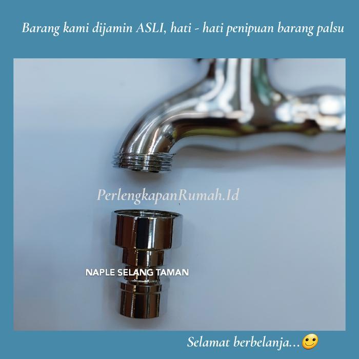 NAPLE CUCUT KRAN TAMAN UNTUK SELANG SAMBUNGAN MESIN CUCI STAINLESS