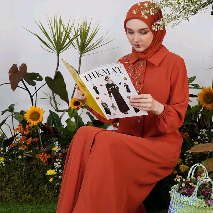 Abaya hikmat A1249 original premium daster abaya