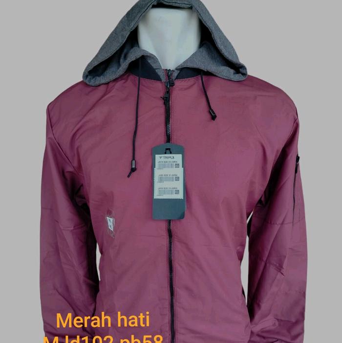 Jaket tripl3 Original 100% Parasut Waterproof