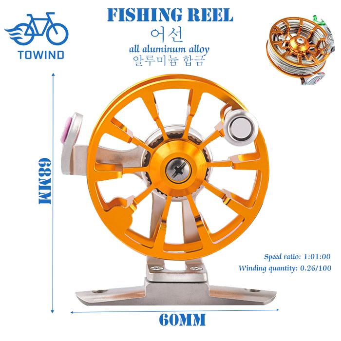 New Fly Reel Full Metal Raft Fishing Right Hand Fly Fishing Reel Ice