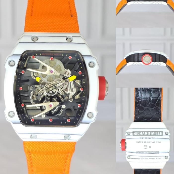 lcRichard Mille RM 27-02 Swiss Automatic Tali Velcro Movement Dial Carbon