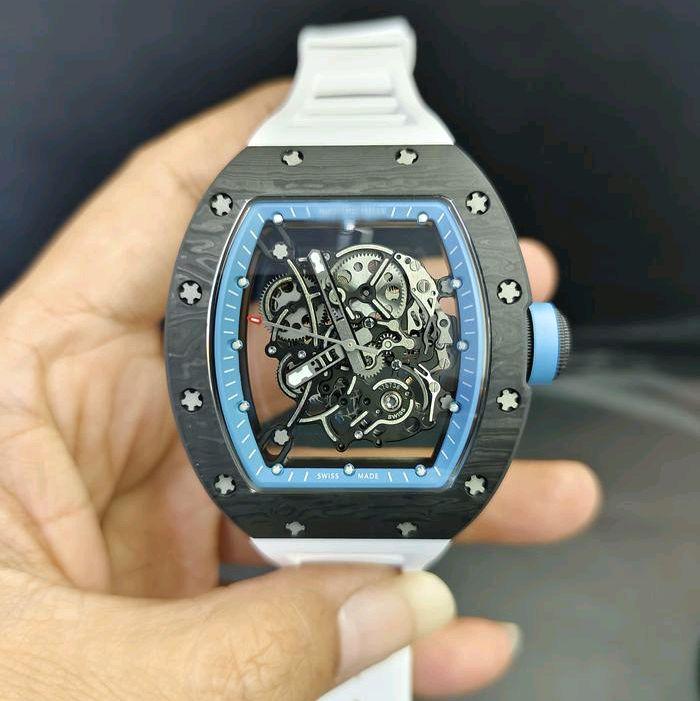 Jam Tangan Pria RM Automatic lR1chard M1lle Swiss Movement Quality ZF Factory Transparant BacKase