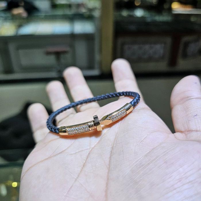 gelang tali premium unisex cowo cewe paku 750