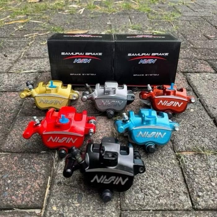 kaliper nissin  BRAKE 2p original thailand kanan kiri plus kampas rem thailand
