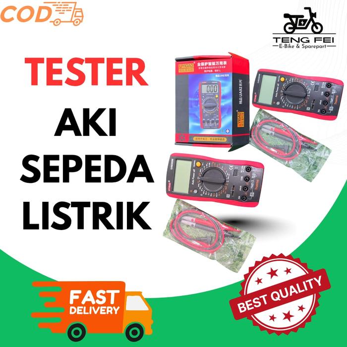 tester aki untuk sepeda listrik