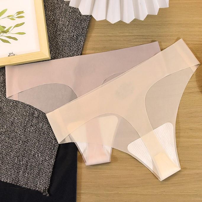 CELANA THONG WANITA SEXY PANTIES SEKSI HOT PEREMPUAN SEAMLESS TIPIS LEMBUT ADEM KUALITAS LENTUR DALA