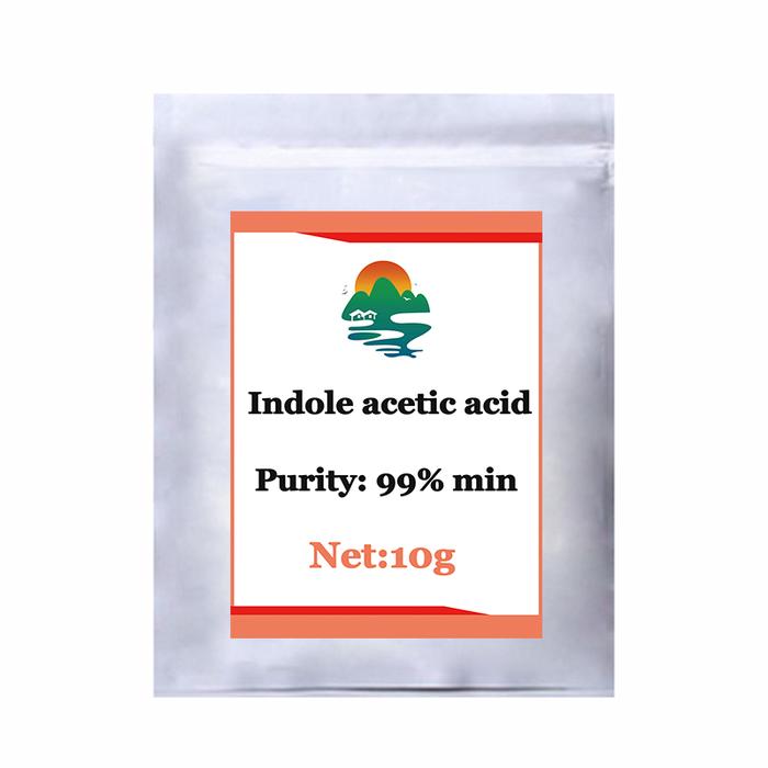 Larut dalam air IAA 10gram Auxin 3-Indole acid 99% TC (IAA)