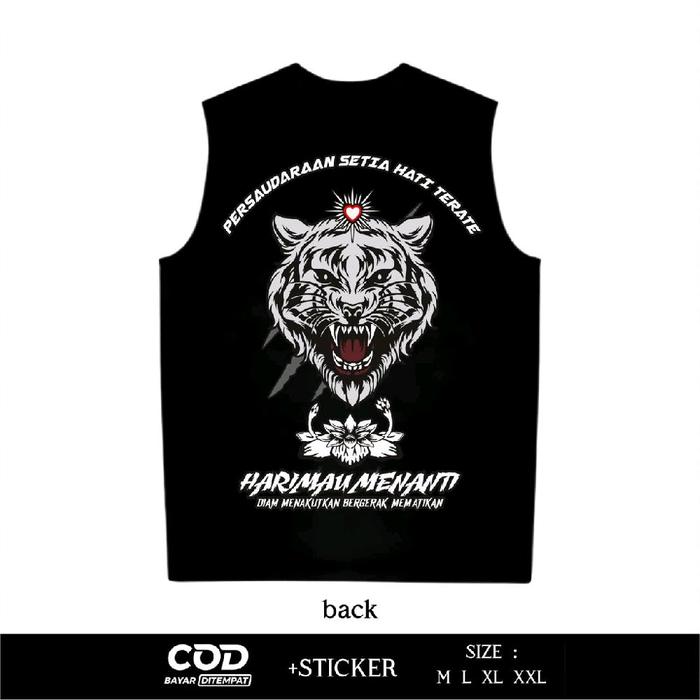 Singlet Desain Terbaru Harimau Menanti Ars88store Model Distro Lekbong Sablon Full Punggung Dtf Perg