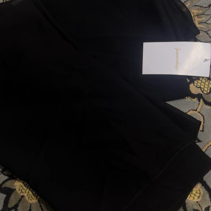 Pasmina / Pasmina Hitam Pekat Sifon Arab