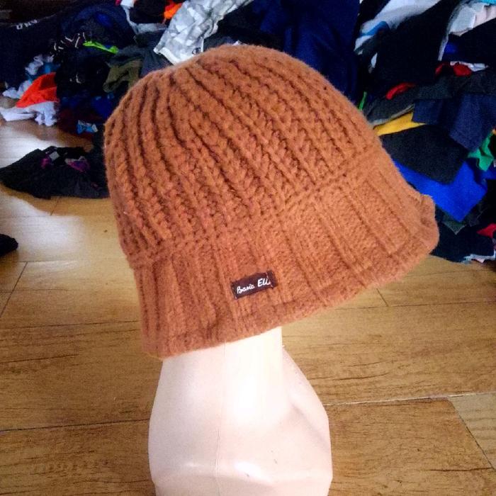 SaLe Topi Kupluk Winter Beanie KnitWear Fashion Rajut Bucket HAT  By Basic Elle