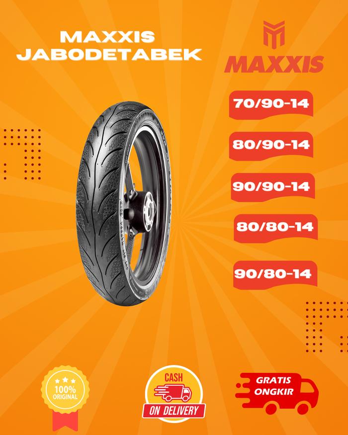 (PRODUKSI BARU) BISA PAYLATER BAN MAXXIS DIAMOND MA-3DN TUBELESS / ( 70/90 - 80/90 - 90/90 - 80/80 -