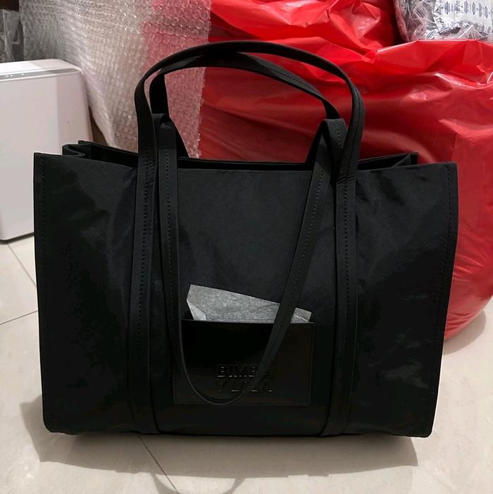 Tas Wanita Bimba BYL Large black Nylon Shopper Bag authentic new tascewe